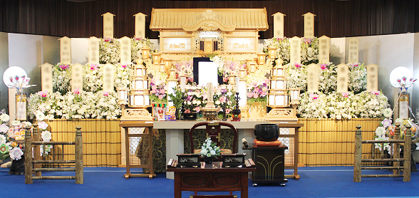 白木祭壇
